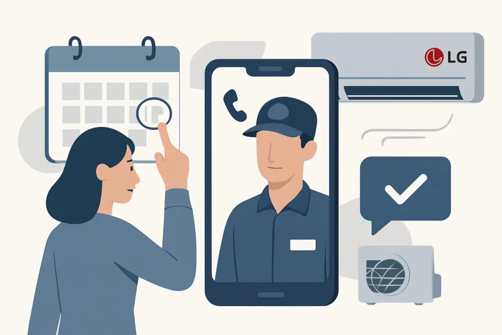 Cómo pedir una visita técnica LG sin perder tiempo