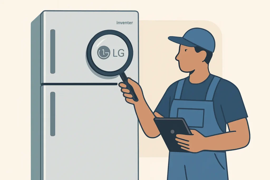 Reparación de refrigerador LG Inverter sin adivinar